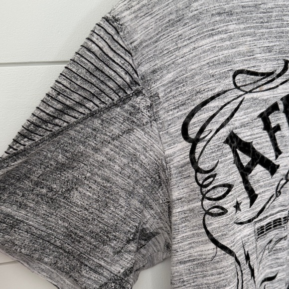 Affliction Black and Gray Graphic Tee - Picture 4 of 8